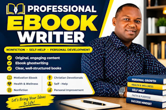 be your amazon kdp ghostwriter, ebook ghostwriter, nonfiction ghostwriter