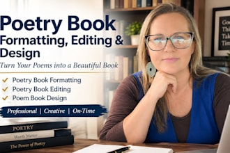 poetry book formatting,poetry book editing,poem book design