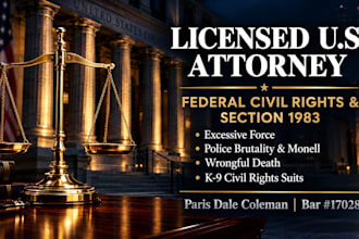 draft section 1983 excessive force and civil right lawsuit complaint as attorney