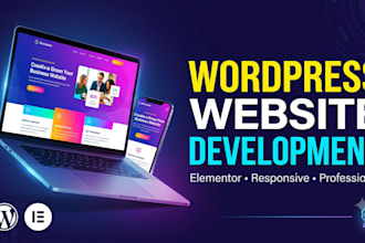 build a professional wordpress website using elementor