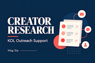 research xiaohongshu creators and support your kol outreach