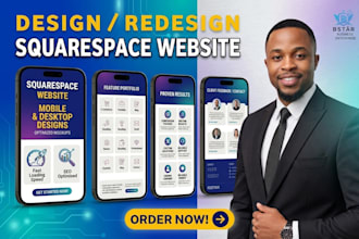 redesign a squarespace website squarespace website development