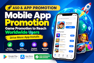 do aso mobile app promotion,game promotion to reach world wide users app install