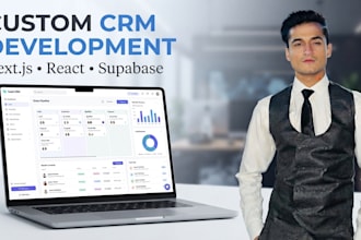 build a custom CRM web app with nextjs and supabase
