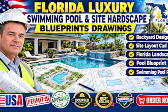2d swimming pool shape layout plan detailing outer perimeters, steps, and bench