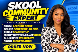skool community setup skool community course upload skool credit repair skool