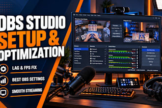 set up and optimize obs studio for smooth professional streaming