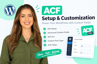 setup acf, advanced custom fields, acf pro, custom post type, acf fields