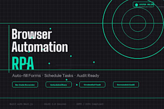 build a browser automation rpa bot