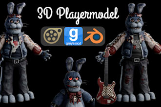 port and create custom sfm model, l4d2 model, gmod model, vrc avatar, vrm, mmd