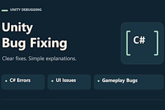 fix unity bugs and debug your game scripts