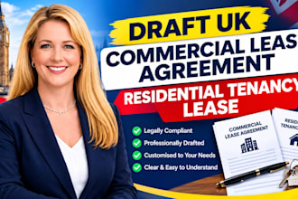 draft UK commercial lease agreement residential tenancy lease