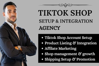 setup and manage your tiktok shop, tiktok dropshipping and tiktok shop ads