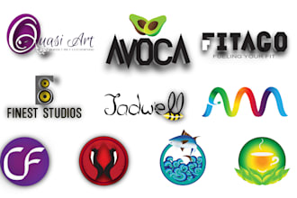 design a creative minimalist logo and business branding