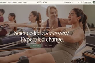 build wix pilates studio website pilates training pilates instructor website