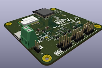 implement pcb design, schematic design, pcb layout, esp32 stm32 pcb, arduino pcb