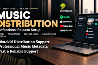 distribute your music and set up professional release metadata