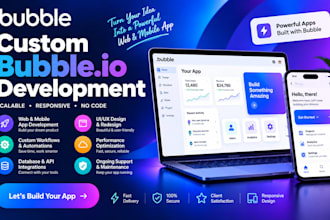 bubble io bubble app saas mvp bubble mvp bubble io developer mobile app