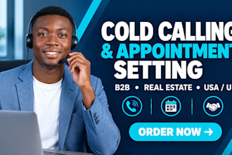 be your professional cold caller and appointment setter