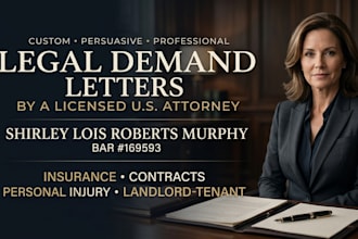 prepare a formal attorney demand letter for unpaid invoices