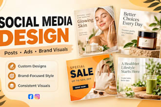 design meta ads, facebook ads, instagram posts, and ad images
