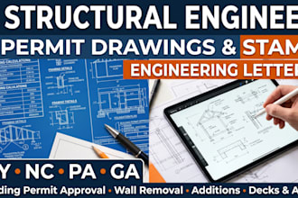 structural engineer permit drawing engineer letter and seal ohio pa and georgia
