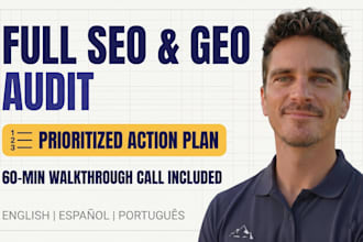 do a full SEO and GEO audit with a prioritized action plan