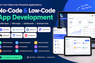 design draftbit backendless appgyver flutterflow retool tooljet budibase website