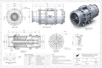 design aircraft parts, aerospace components and mechanical products