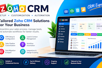 setup customize and automate your zoho CRM