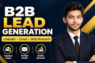 b2b lead generation, prospect list building and data enrichment