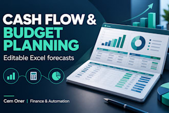 create a cash flow forecast and budget tracker for your business