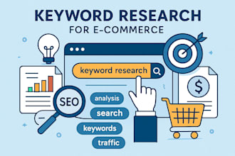 research SEO keywords for your ecommerce products