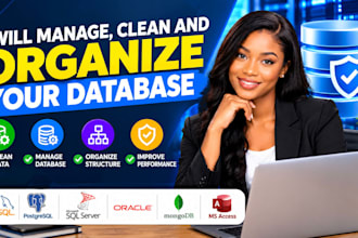 manage, clean and organize your database