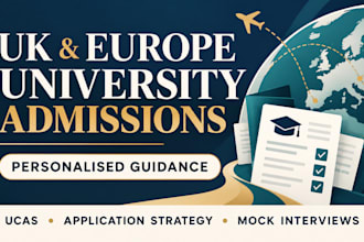 guide your application to top UK and european universities