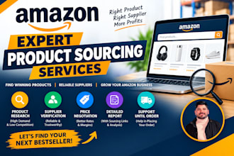 provide amazon product sourcing services