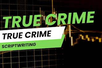 write a detailed true crime script
