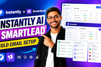 setup instantly ai smartlead ai instantly ai com for cold email campaign