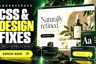 fix squarespace CSS, fonts, buttons and website styling issues