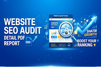 a complete website SEO audit report in pdf