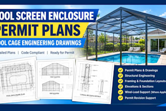 do florida pool screen enclosure permit plans pool cage engineering drawings