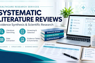 conduct literature reviews and evidence synthesis