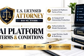 draft terms and conditions for your ai platform or saas