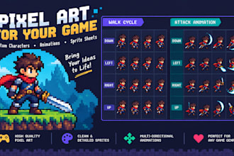 create pixel art for your game