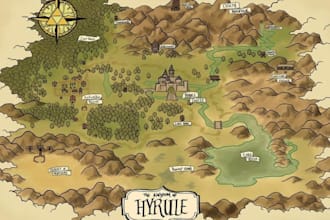 do fantasy map illustration book map cartography novel board game world map