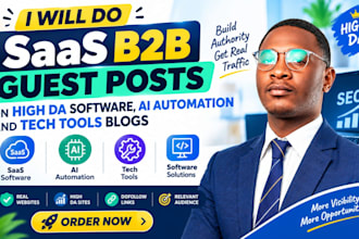 do saas b2b guest post backlinks on software, ai automation or tech blogs