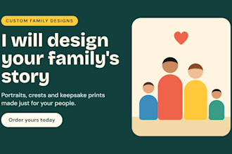 design simple image for your friends and family