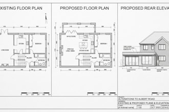 draw UK planning permission, planning and permit drawings for house extensions