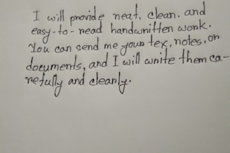 do neat and beautiful handwritten notes