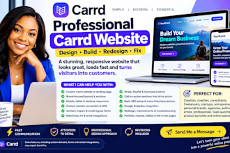 build carrd site website design custom carrd landing page fix carrd dns issue